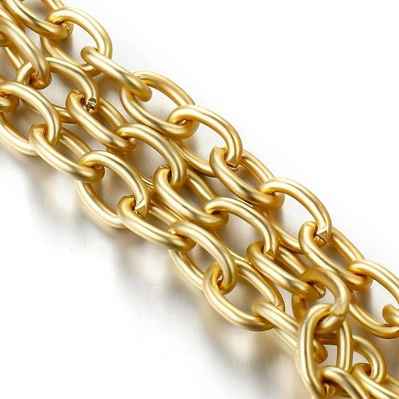 *HOST PICK* Gold Triple Chain Bracelet - Picture 4 of 6